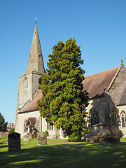 Image showing St Mary Magdalene church in Tanworth in Arden