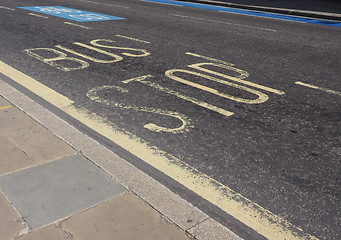 Image showing Bus stop