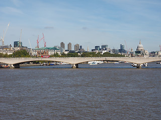 Image showing Waterloo Bridge in London