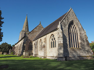 Image showing St Mary Magdalene church in Tanworth in Arden