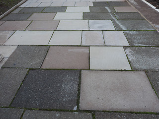 Image showing Grey concrete pavement background