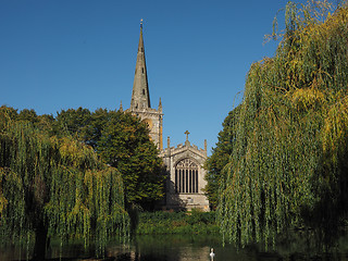 Image showing Holy Trinity church in Stratford upon Avon