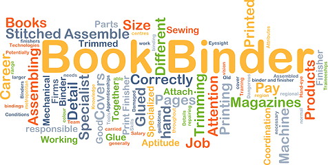 Image showing Book binder background concept