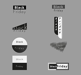 Image showing different trade icons for black friday