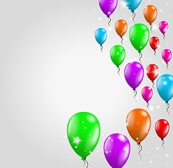 Image showing color balloons