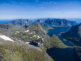 Image showing Fjords on Lofoten