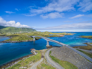 Image showing Bridge on Lofoten