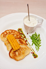 Image showing corn pancakes