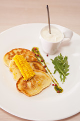 Image showing corn pancakes