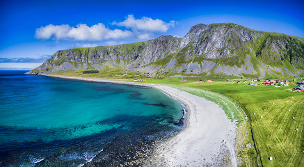 Image showing Unstad beach