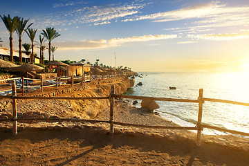 Image showing Beach in hotel