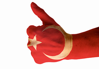 Image showing Thumbs Up for Turkey