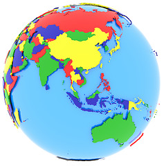 Image showing Southeast Asia on Earth