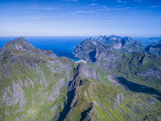 Image showing Lofoten peaks