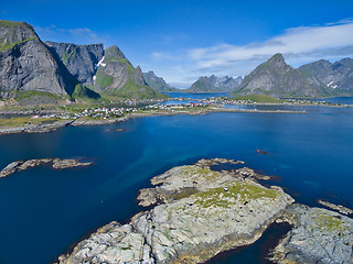 Image showing Reine fishing town