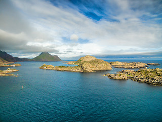 Image showing Islets on Lofoten coast