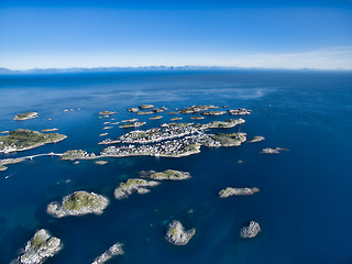 Image showing Henningsvaer in Norway