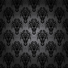 Image showing Damask Seamless Pattern