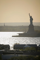 Image showing Liberty Statue at day