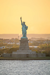 Image showing Front view of Liberty Statue