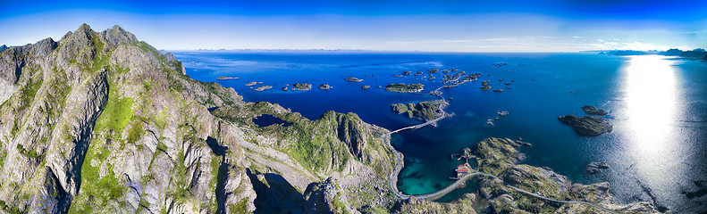 Image showing Henningsvaer on Lofoten