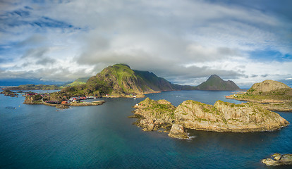 Image showing Mortsund on Lofoten