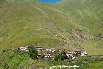 Image showing Village in mountain