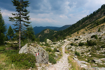 Image showing Dramatic mountain landscape