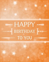 Image showing happy birthday illustration