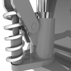 Image showing Abstract engineering assembly