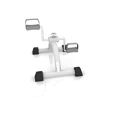 Image showing Exercise bike - fitness salon equipment