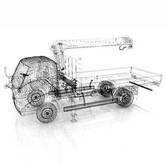 Image showing 3d model truck