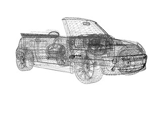 Image showing 3d model cars 