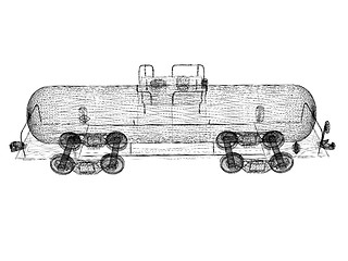 Image showing 3D model cistern car