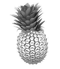 Image showing Abstract metall pineapple