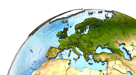 Image showing Europe on Earth