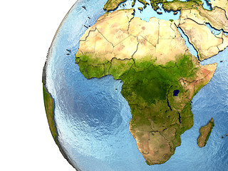 Image showing Africa on Earth