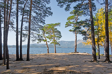 Image showing autumn lake