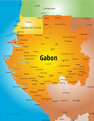 Image showing Gabon map