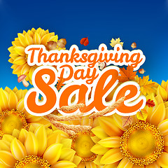 Image showing Thanksgiving Day sale. EPS 10