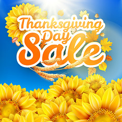 Image showing Thanksgiving Day sale. EPS 10