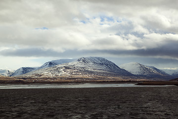 Image showing Impressive volcano mountain landscape in Iceland