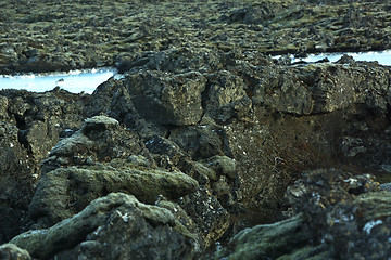 Image showing Volcanic rocks in Iceland