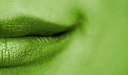 Image showing bright lips