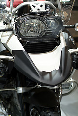 Image showing Front detail of motorcycle