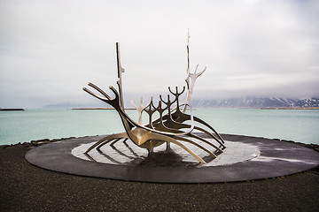 Image showing The Sun Voyager in Reykjavik, Iceland