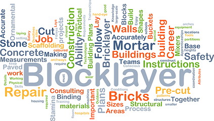 Image showing Blocklayer background concept