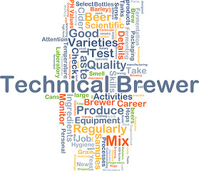 Image showing Technical brewer background concept