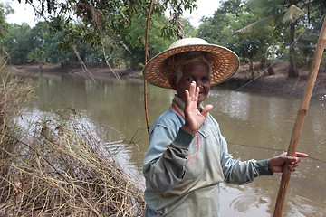 Image showing ASIA THAILAND ISAN KHORAT PEOPLE FISHING