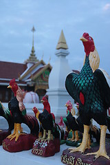 Image showing ASIA THAILAND ISAN KHORAT CHICKEN TEMPLE